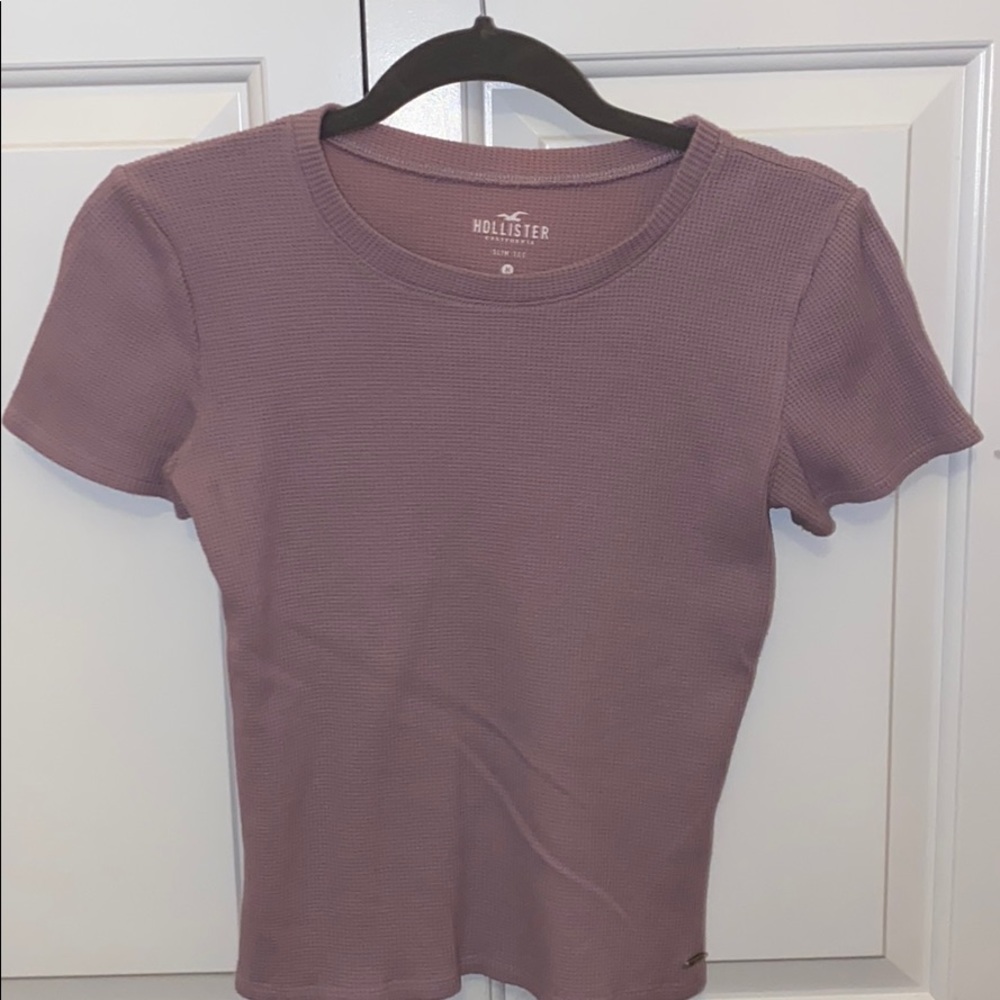 Hollister light purple tee!!